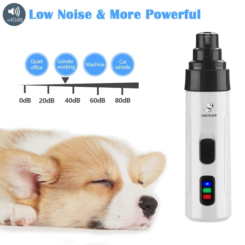 PawsterClub™ Rechargeable Dog Nail Grinder