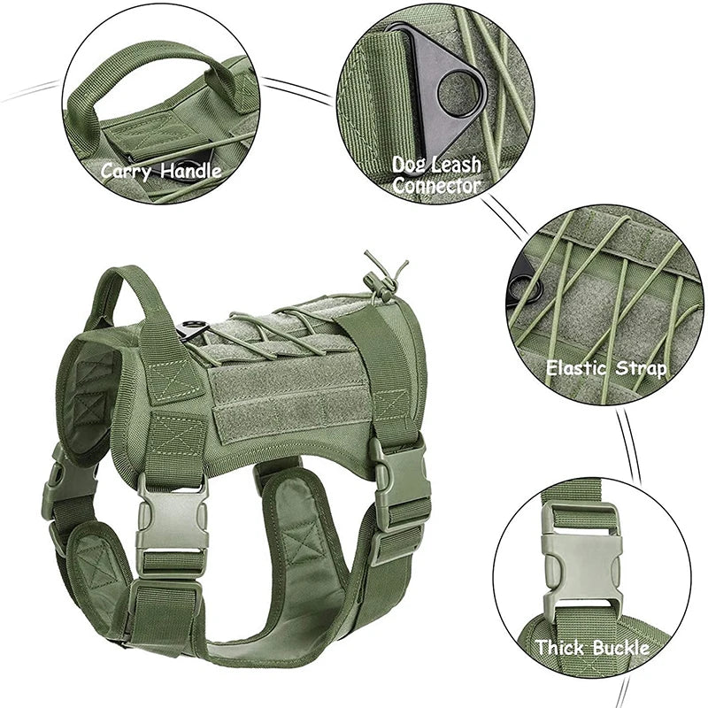 PawsterClub™ Dog Tactical Harness