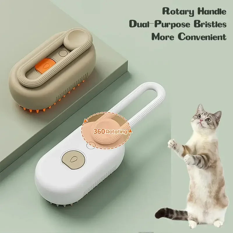 PawsterClub™ 3-in-1 Steam Brush