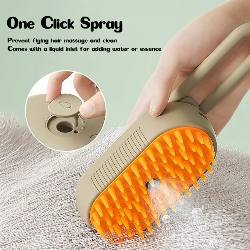 PawsterClub™ 3-in-1 Steam Brush